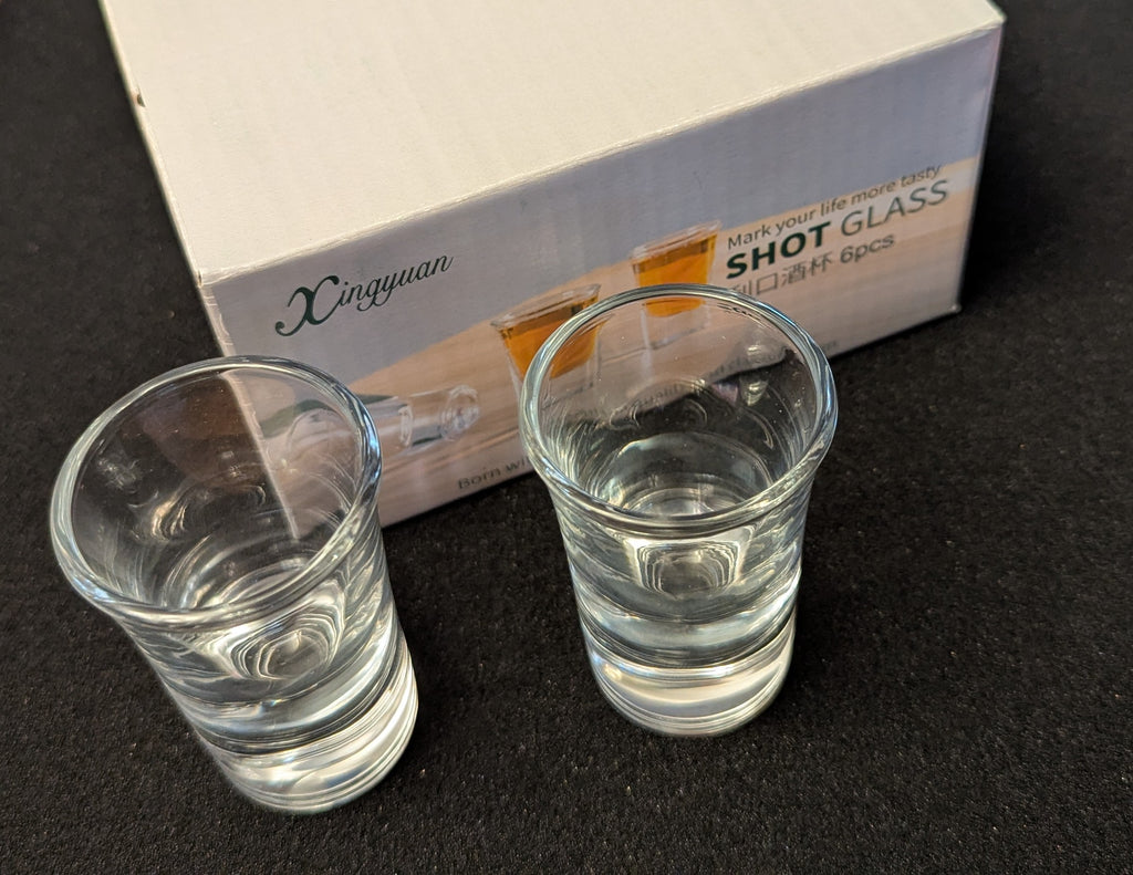 Clear Shot Glasses - Pack 6