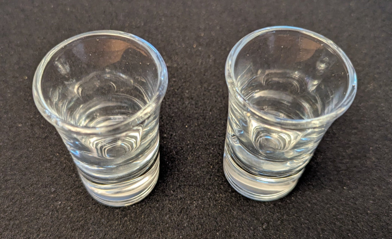 Clear Shot Glasses - Pack 6