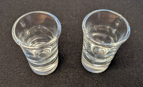 Clear Shot Glasses - Pack 6